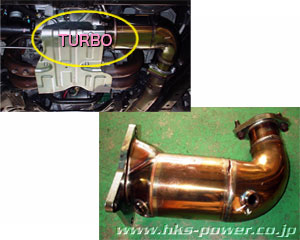 HKS METAL CATALYZER  For SUBARU LEGACY B4 DBA-BM9 EJ255 33005-AF017