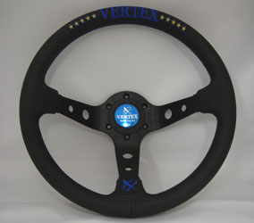 CAR MAKE T&E VERTEX STEERING WHEEL "10STARS BLUE" 90MMDEEP 33Φ FOR  CARMAKETE-02093
