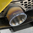 POWER CRAFT HYBRID EXHAUST MUFFLER SYSTEM MATT TITAN FOR LAMBORGHINI HURACAN STO EVO P-LA1070103-MTT