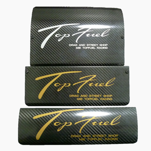 TOP FUEL DRY CARBON INTAKE MANIFOLD COVER S GOLD FOR HONDA CR-Z ZF1 ZF2