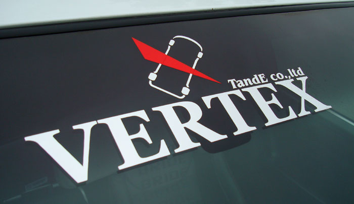 CAR MAKE T&E WEB EVENT LIMITED SALE! VERTEX STICKER ATTACK CHROME PLATING FOR  CARMAKETE-02837