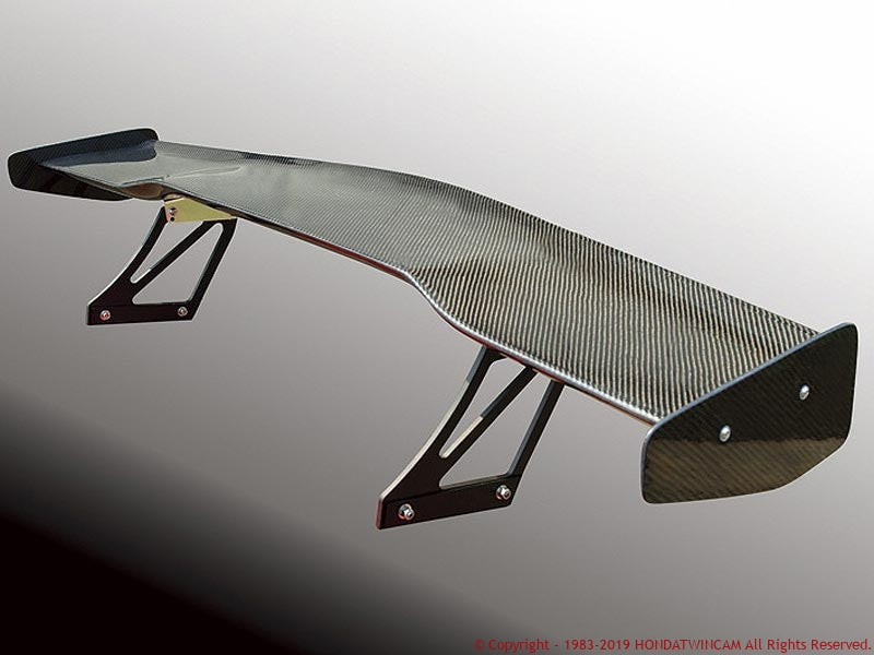 FEEL'S HONDA TWINCAM 3D CARBON GT WING PLAIN WEAVE CARBON 1600 225-255 FOR  Feels-00049