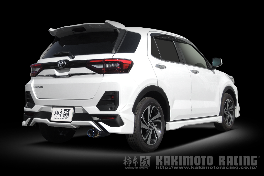 KAKIMOTO RACING GTBOX 06&S EXHAUST FOR TOYOTA RAIZE A210A ROCKY A210S T443171