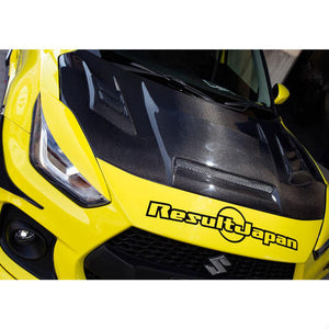 RESULT JAPAN CARBON AERO BONNET FOR SUZUKI SWIFT SPORT ZC33S