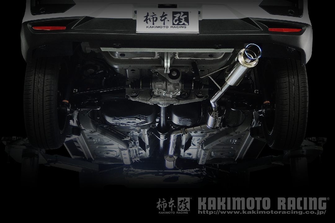 KAKIMOTO RACING GTBOX 06&S EXHAUST FOR TOYOTA RAIZE A210A ROCKY A210S T443172