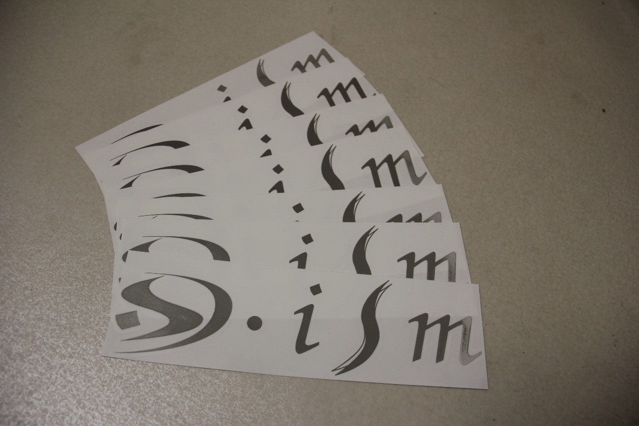 CAR MAKE T&E ISM STICKER CHROME FOR  CARMAKETE-02885