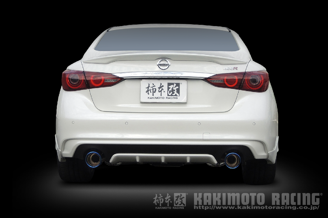 KAKIMOTO RACING CLASS KR WITH CENTER PIPE EXHAUST FOR NISSAN SKYLINE 400R RV37 GT RV37 VR30DDTT N713118