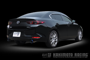 KAKIMOTO RACING CLASS KR SUS TAIL EXHAUST FOR MAZDA3 SEDAN BP8P 1.8 Diesel Turbo [S8-DPTS], Z71343P