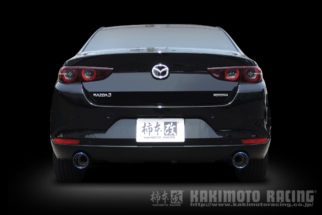 KAKIMOTO RACING CLASS KR TI TAIL EXHAUST FOR MAZDA3 SEDAN BP8P 1.8 Diesel Turbo [S8-DPTS], Z71343C