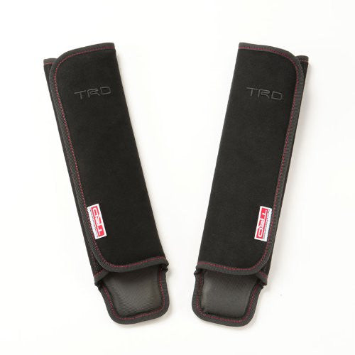 TRD Seat Belt Shoulder Pad Set Red Stitch For 86 (ZN6)