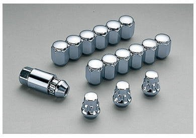 MUGEN WHEEL NUT & LOCK SET 4H SILVER  For HONDA CIVIC 08181-M07-K0S0-S
