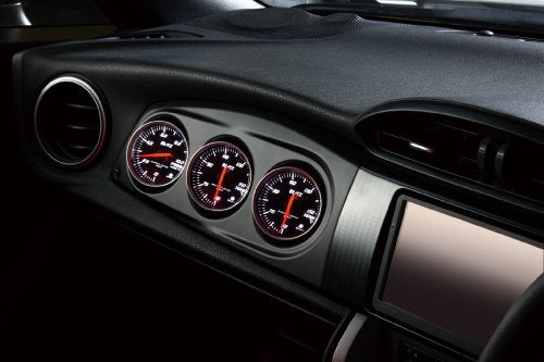 BLITZ BLACK RACING METER PANEL RED Φ60 meter set for 86 / BRZ  For MULTIPLE FITTING  19175