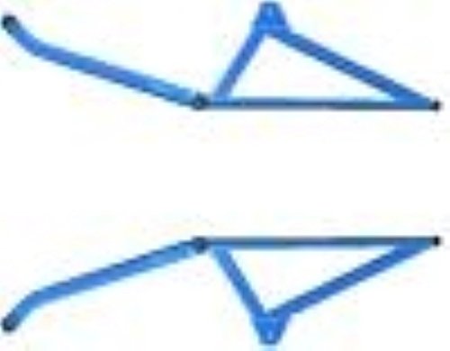 CUSCO Power Brace Rear Member Side  For MITSUBISHI Lancer Evolution CZ4A Evo.10 4WD 2000T 566 492 RS