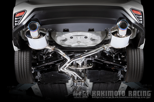 KAKIMOTO RACING CLASS KR DUAL EXHAUST W CENTER PIPE FOR SUBARU LEVORG VNH VN5 B71361W