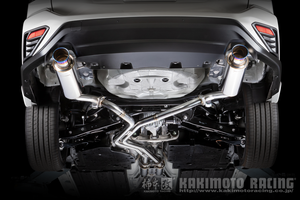 KAKIMOTO RACING REGU.06 & R DUAL EXHAUST W CENTER PIPE FOR SUBARU LEVORG VNH VN5 B22361W