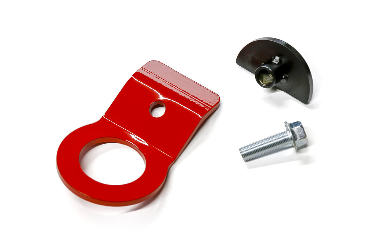 OKUYAMA FLIP-UP TOWING HOOK FRONT RED For TOYOTA HILUX GUN125 236R 436-064-0