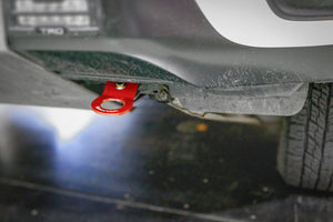 OKUYAMA FLIP-UP TOWING HOOK FRONT RED For TOYOTA HILUX GUN125 236R 436-064-0