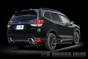KAKIMOTO RACING CLASS KR SINGLE W. CENTER EXHAUST FOR SUBARU FORESTER SK5 B71363S