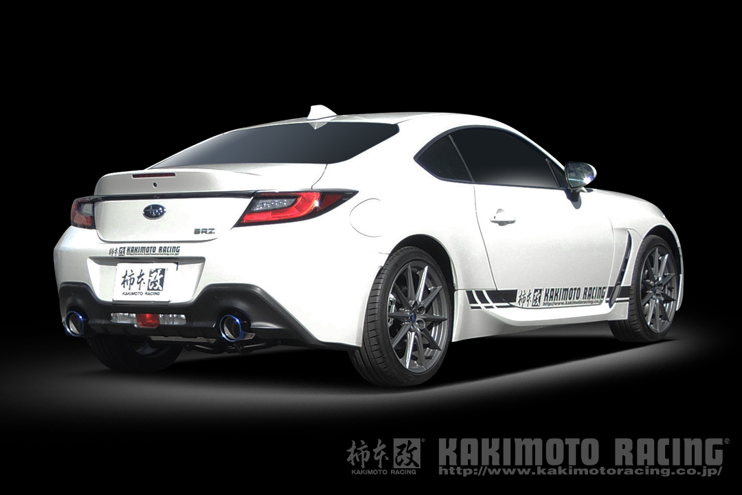 KAKIMOTO RACING CLASS KR TI W. CENTER EXHAUST STAINLESS TAIL FOR TOYOTA GR86 ZN8 SUBARU BRZ ZD8 T713181WP