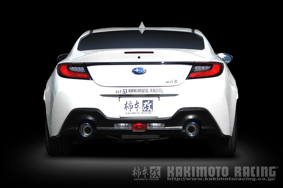 KAKIMOTO RACING CLASS KR TI W. CENTER EXHAUST STAINLESS TAIL FOR TOYOTA GR86 ZN8 SUBARU BRZ ZD8 T713181WP
