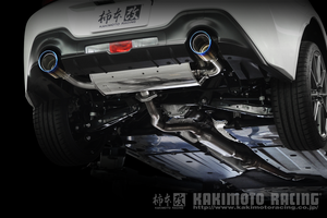 KAKIMOTO RACING CLASS KR TI AXLEBACK EXHAUST STAINLESS TAIL FOR TOYOTA GR86 ZN8 SUBARU BRZ ZD8 T713181RP