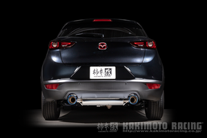 KAKIMOTO RACING CLASS KR TITANIUM FACE TAIL EXHAUST FOR MAZDA CX-3 DKLAW P5-VPS Z71348C