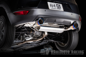 KAKIMOTO RACING CLASS KR TITANIUM FACE TAIL EXHAUST FOR MAZDA CX-3 DKLAW P5-VPS Z71348C