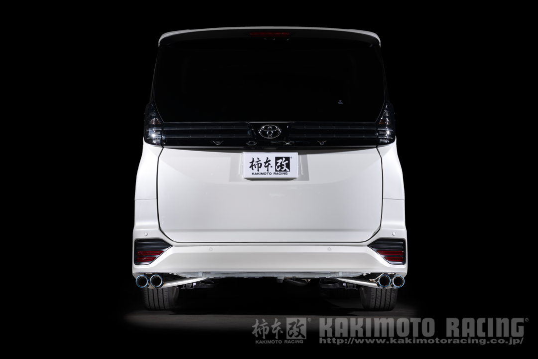 KAKIMOTO RACING CLASS KR REAR PIECE ONLY EXHAUST FOR TOYOTA VOXY NOAH AERO BUMPER MZRA90W MZRA90W M20A-FKS T713186R