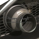 POWER CRAFT HYBRID EXHAUST MUFFLER SYSTEM BLACK UPPER TAIL FOR LAMBORGHINI HURACAN STO EVO P-LA1070103-BKUPT