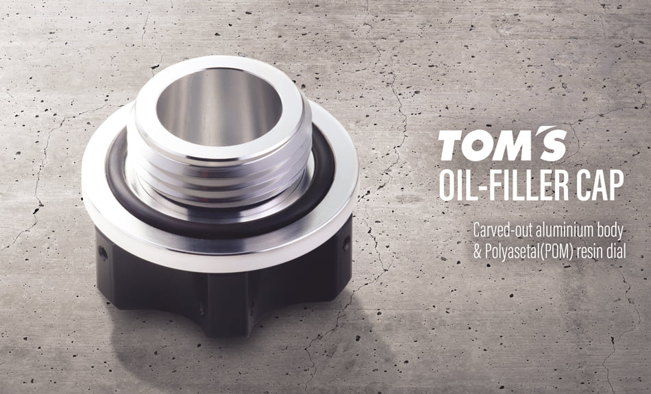 TOMS OIL FILLER CAP BLACK FOR  12180-TS011