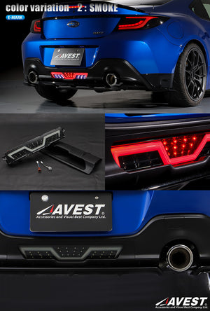 AVEST FULL LED BACK FOG LIGHT SMOKE FOR TOYOTA GR86 ZD8 SUBARU BRZ ZD8 TO3003-J-SB