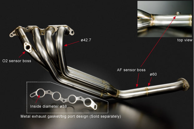 TODA RACING Exhaust Manifold 4-1 SUS  For LEVIN TRUENO 4AG 18100-860-0S1