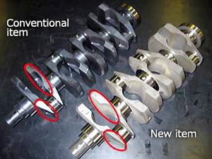 HKS Forged Crankshaft  For MITSUBISHI 4B11 23006-AM003