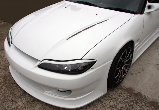 CAR MAKE T&E [VERTEX EDGE] S15 SILVIA (15 SILVIA) BONNET WITH SLIT BONNET WITH SLIT (MADE BY FRP) AVAILABLE FOR  CARMAKETE-02132