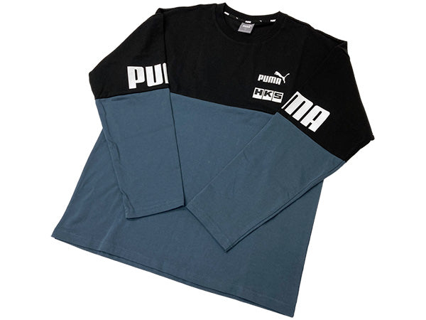 HKS LONG SLEEVE TEE PUMA BLACK M 51007-AK478