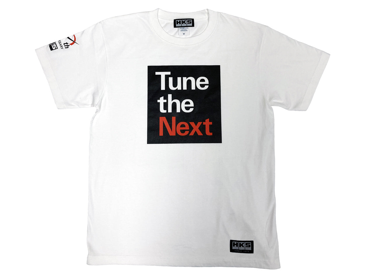 HKS 50TH T-SHIRT TUNE THE NEXT WHITE L 51007-AK515
