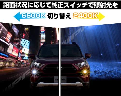 IPF DUAL COLOR FOG LAMP BULB H8.11.16 F50DFLB - Black Hawk Japan