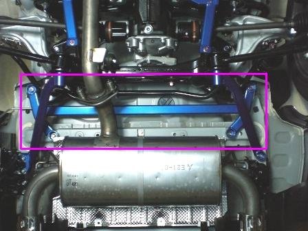 CUSCO Power Brace Rear Member Rear  For MITSUBISHI Lancer Evolution CZ4A Evo.10 4WD 2000T 566 492 RR