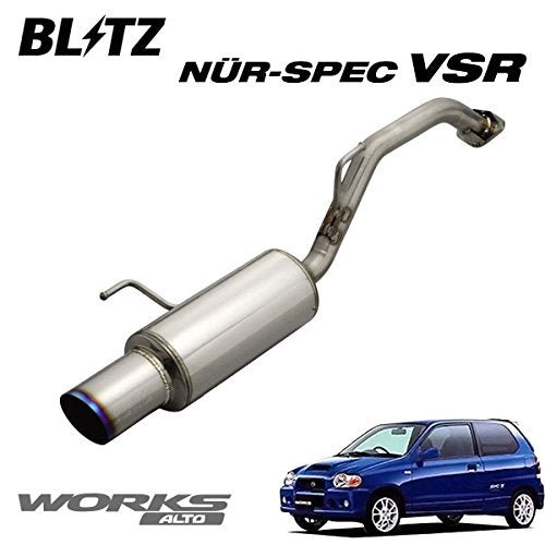 BLITZ NUR-SPEC VSR EXHAUST For SUZUKI ALTO WORKS HA22S K6A 63104V