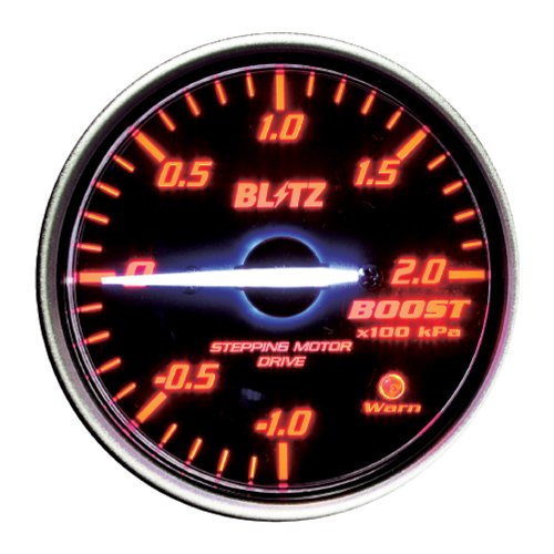 BLITZ Ï_60 BOOST METER RED  For MULTIPLE FITTING  19581
