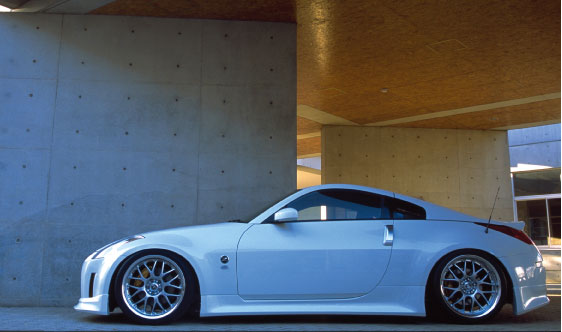 CAR MAKE T&E [VERTEX] Z33 FAIRLADY Z HALF VER (Z33 FAIRLADY Z HALF TYPE) SIDE STEP LEFT SIDE (PASSENGER SIDE) ONLY FOR  CARMAKETE-02353