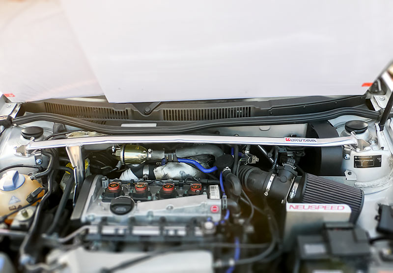 OKUYAMA STRUT BAR STEEL FRONT I MCS For VOLKSWAGEN GOLF IV GTI 1JAGU 631-725-0