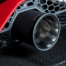 POWER CRAFT FULL TITAN HYBRID EXHAUST MUFFLER SYSTEM MATT BLACK TAIL WITH RACING STRAIGHT CATALYZER FOR LAMBORGHINI AVENTADOR SVJ ULTIMAE P-LA1040104-SE-BKT