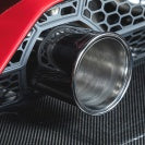 POWER CRAFT HYBRID EXHAUST MUFFLER SYSTEM POLISHED TAIL WITH RACING STRAIGHT CATALYZER FOR LAMBORGHINI AVENTADOR SVJ ULTIMAE P-LA1040101-SE-PLT