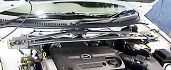 OKUYAMA STRUT BAR ALU Fr II MCS For FAMILIA S WAGON BJ8W BJFW SPORT 20 642-408-0