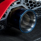 POWER CRAFT FULL TITAN HYBRID EXHAUST MUFFLER SYSTEM BLUE TAIL WITH RACING STRAIGHT CATALYZER FOR LAMBORGHINI AVENTADOR SVJ ULTIMAE P-LA1040104-SE-BLT