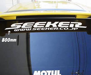 SEEKER SEEKER ORIGINAL LOGO STICKER 800MM, WHITE FOR  90000-800-WHT