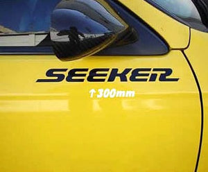 SEEKER SEEKER ORIGINAL LOGO STICKER 300MM, WHITE FOR  90000-300-WHT