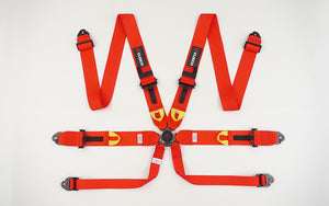 CUSCO RACING 6 POINT HARNESS SEATBELT RED FOR  00B CRH N6RD