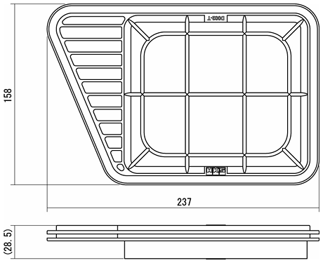 HKS SUPER HYBRID FILTER  For DAIHATSU MOVE L152S L150S L160S JB-DET EF-DET 70017-AD002